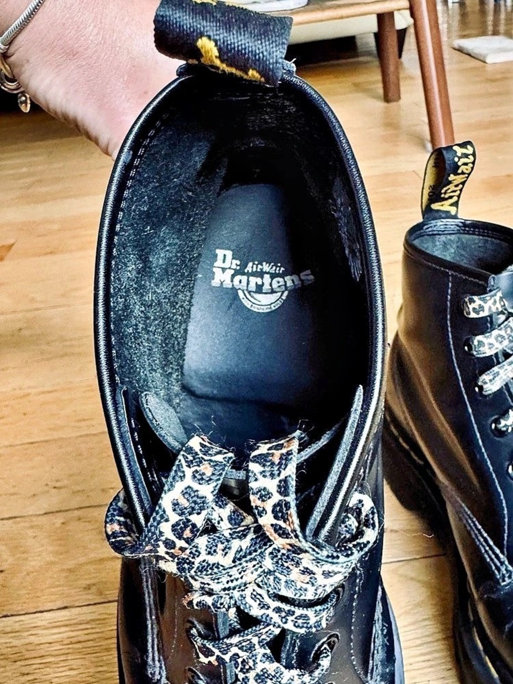 Dr. Martens 1460 Black Combat Boots UK8 - Picture 5 of 9